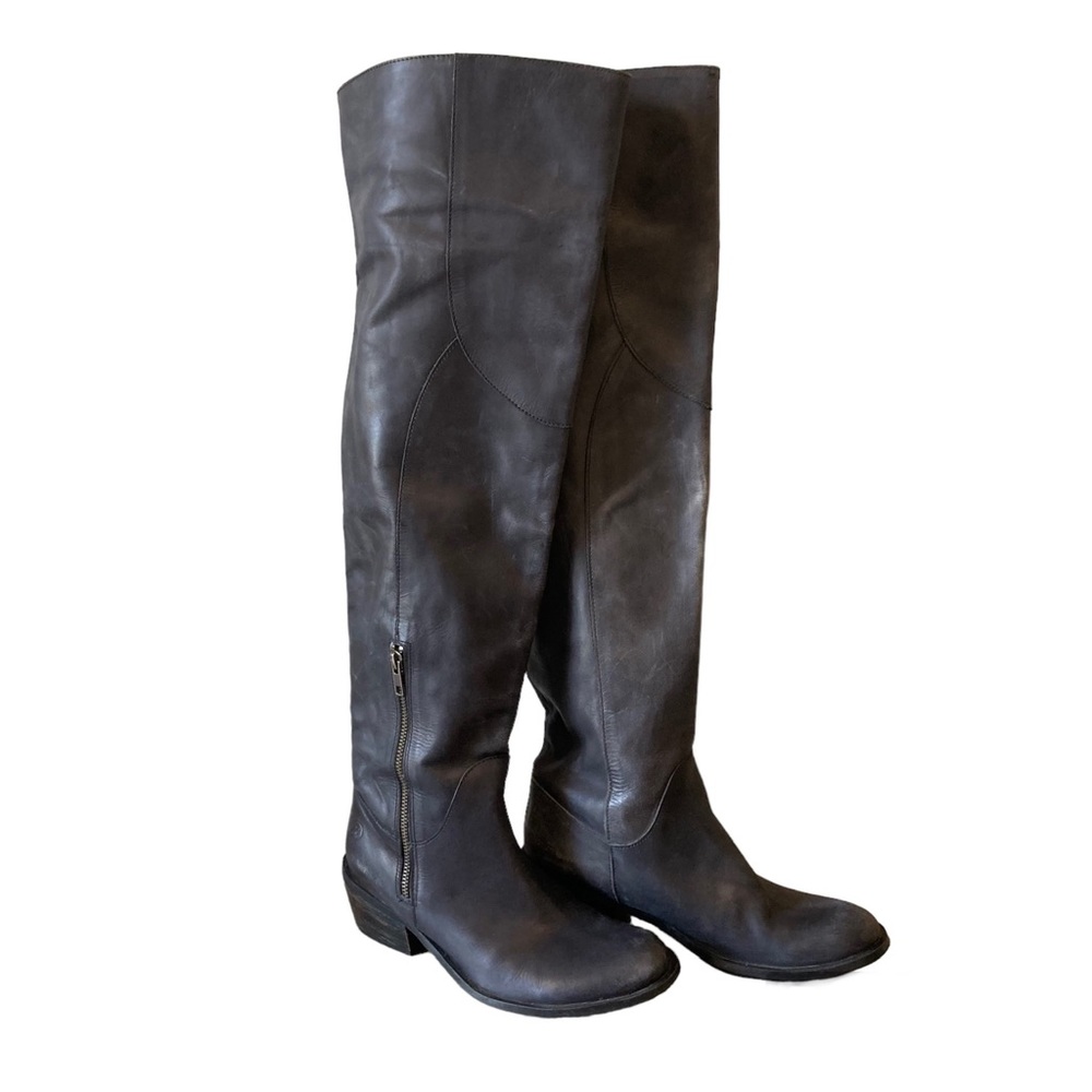 Bronx Leather Tall Knee Riding Boots Women's Size 9.5